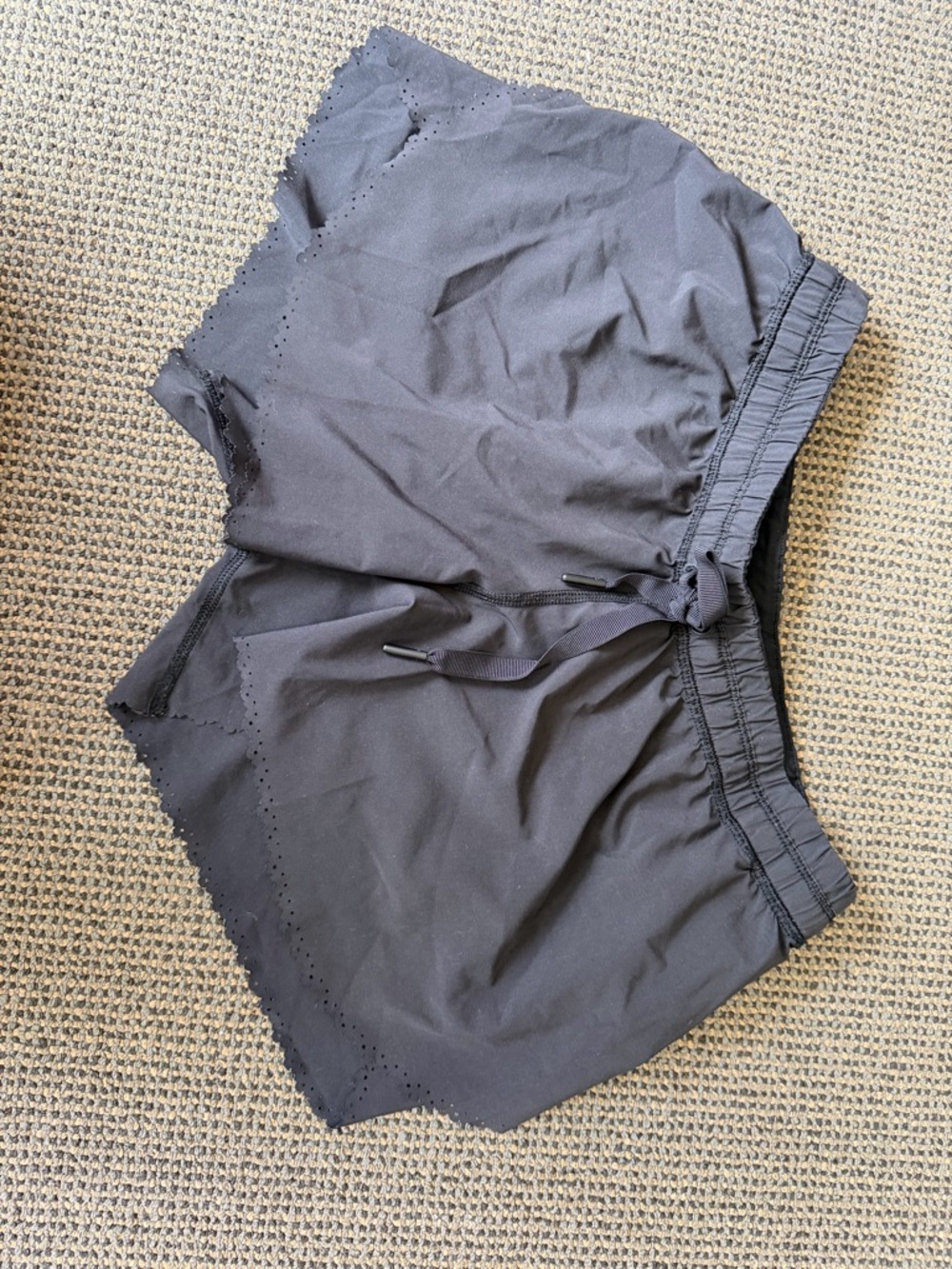 lululemon athletica Black Athletic Shorts with Elastic Waist
